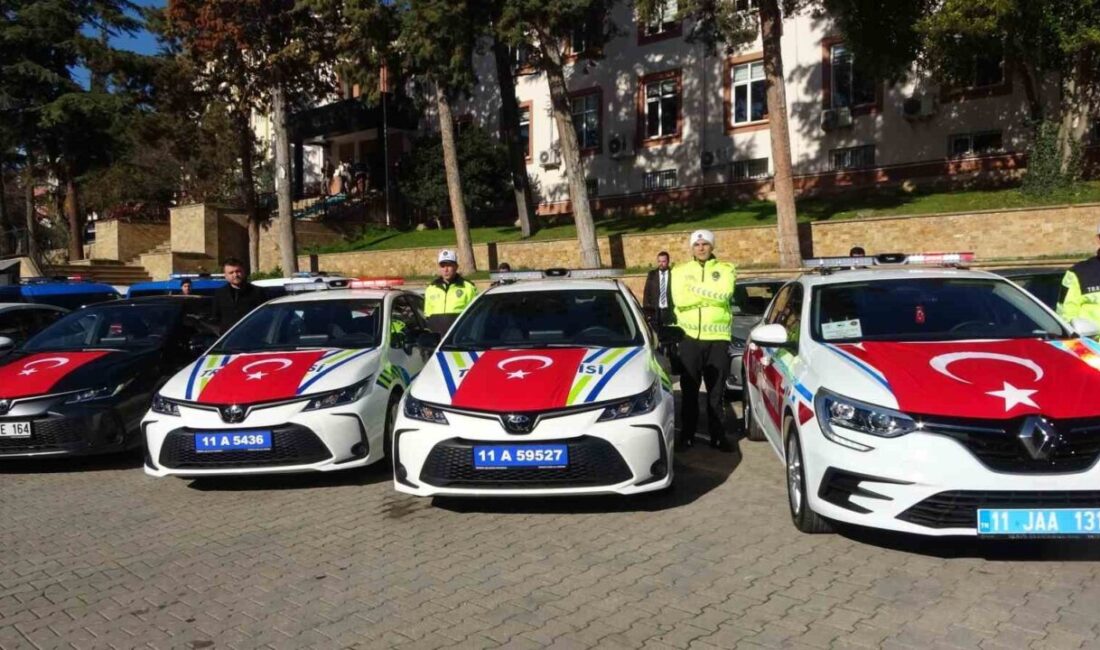 Bilecik’te hem emniyet hem de jandarma birimlerine, 67 yeni aracın