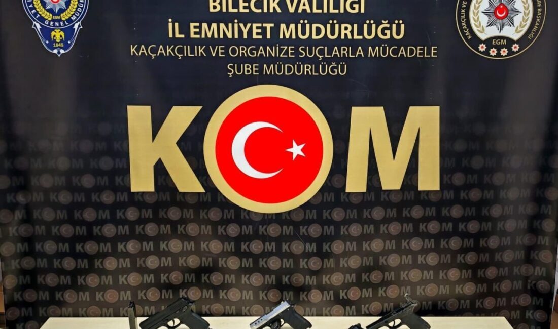 Bilecik’te silah ve mühimmat kaçakçılığıyla ilgili düzenlenen operasyonda yakalanan bir