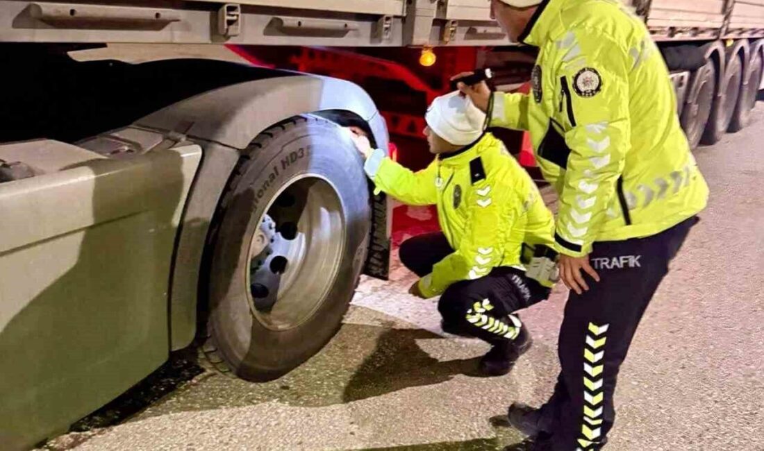 Bilecik’te kış lastiği kullanımı denetimleri devam ediyor. Bilecik İl Emniyet