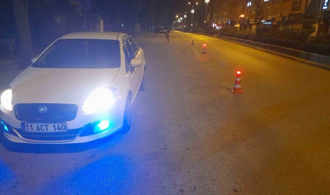 Bilecik ilinde polis trafik ekipleri tarafından modifiye araçlara yönelik denetimler