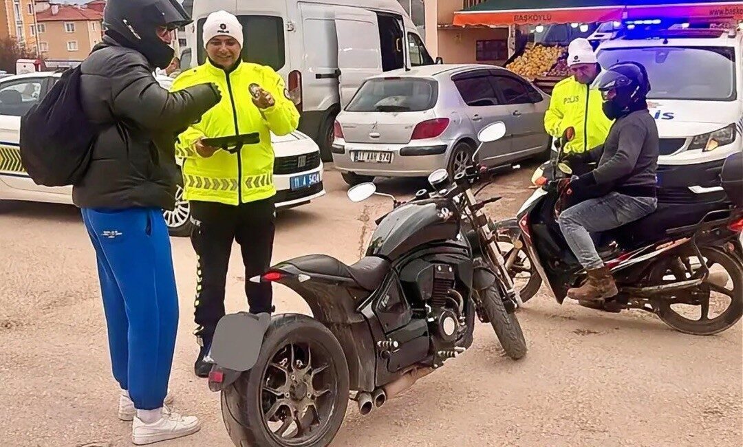 Bilecik’te motosiklet ve ATV sürücülerine yönelik güvenlik odaklı trafik denetimi