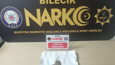 Bilecik’in Bozüyük ilçesinde gerçekleştirilen bir uyuşturucu operasyonunda, polis ekipleri tarafından