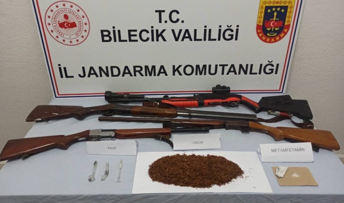 Bozüyük ilçesinde gerçekleştirilen operasyonda uyuşturucuyla mücadele kapsamında 2 kişi gözaltına