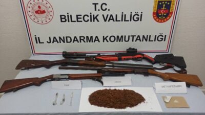 Bozüyük ilçesinde gerçekleştirilen operasyonda uyuşturucuyla mücadele kapsamında 2 kişi gözaltına