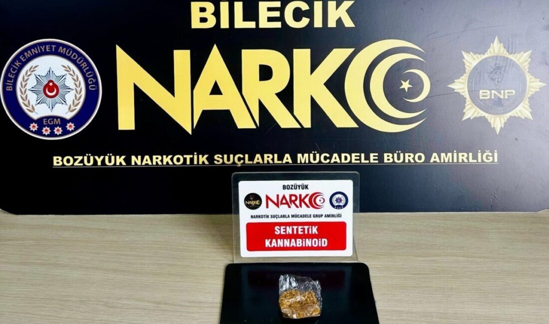 Pazaryeri ilçesinde gerçekleştirilen narkotik operasyonunda uyuşturucu madde ele geçirilirken, 2