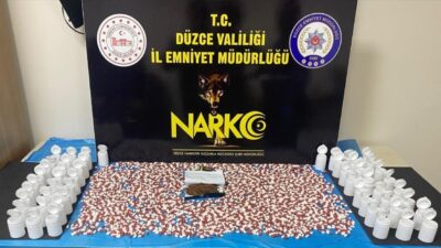 Düzce İl Emniyet Müdürlüğü Narkotik Suçlarla Mücadele Şube Müdürlüğü ekipleri