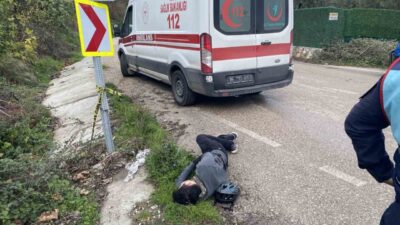Mudanya ilçesinde yaşanan trafik kazasında bir bisiklet sürücüsü ciddi şekilde