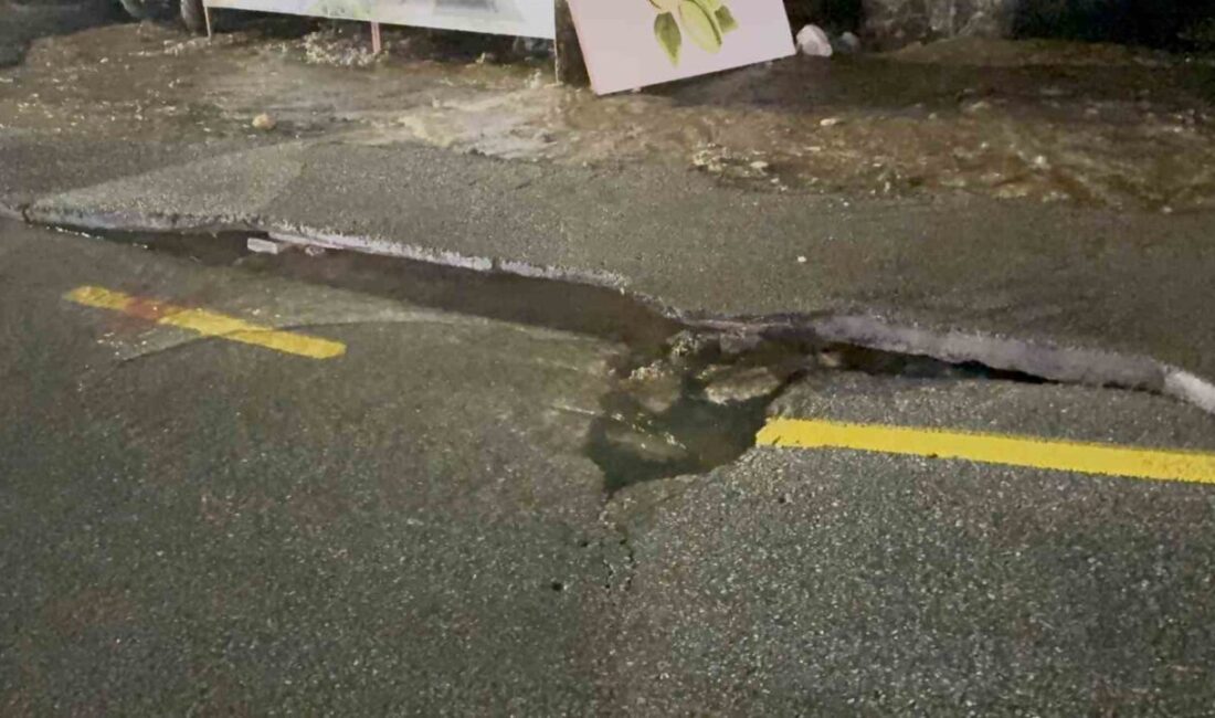 Muğla’nın Bodrum ilçesinde, Torba Mahallesi Rıza Anter Caddesi’nde ana su