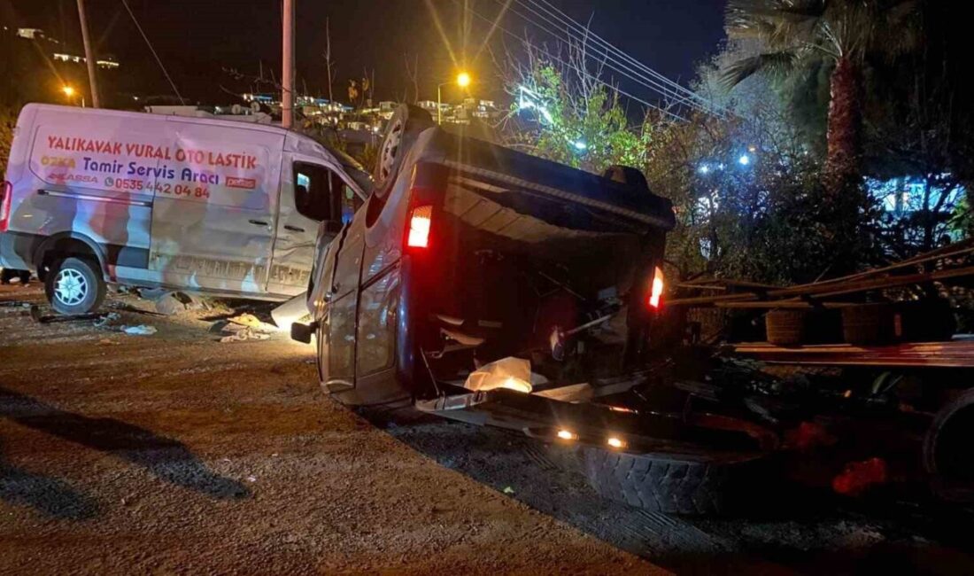 Muğla’nın Bodrum ilçesinde meydana gelen bir trafik kazasında bir genç