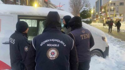Bolu’da, yılbaşı yaklaşırken Göçmen Kaçakçılığıyla Mücadele Şube Müdürlüğü, Asayiş Müdürlüğü