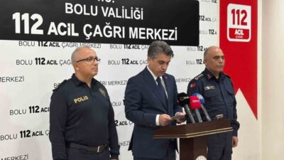 Bolu Valisi Abdulaziz Aydın, yeni yıl öncesi alınan önlemleri denetlemek