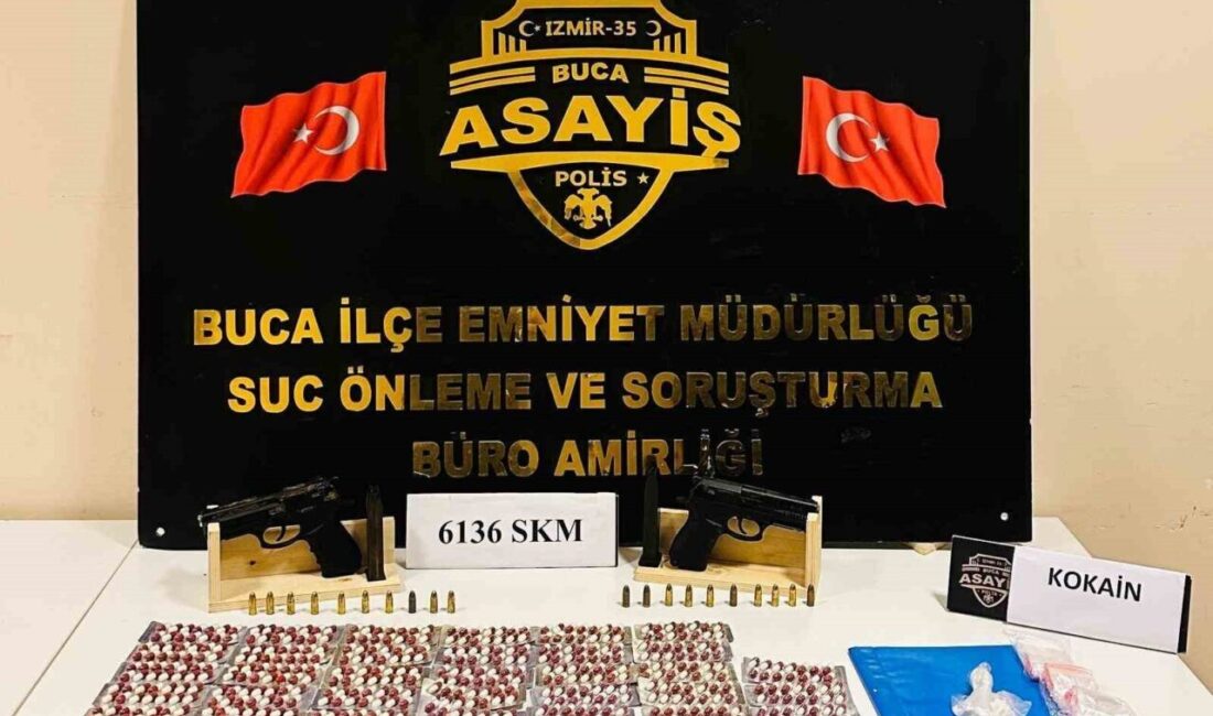 İzmir’in Buca ilçesinde gerçekleşen iki farklı operasyonda önemli miktarda uyuşturucu
