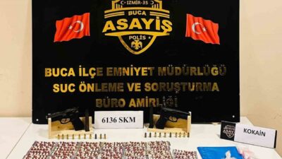 İzmir’in Buca ilçesinde gerçekleşen iki farklı operasyonda önemli miktarda uyuşturucu
