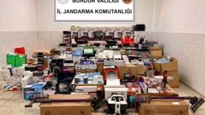 Burdur’da, jandarma ekipleri tarafından yaklaşık 1 milyon 300 bin lira