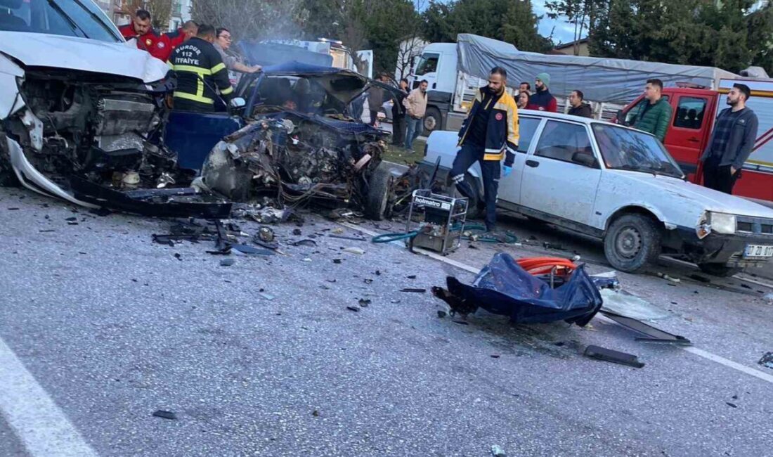 Burdur’da meydana gelen trafik kazasında, bir araç sürücüsü direksiyon hakimiyetini