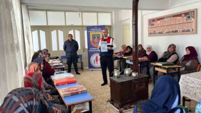 Burdur ilinde, jandarma ekipleri tarafından halka dönük bilgilendirme ve farkındalık