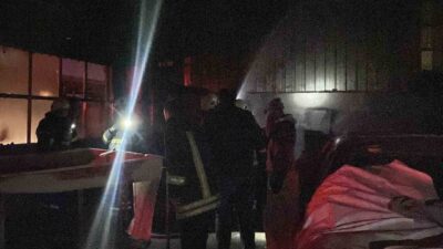 Burdur’da Yeni Sanayi Sitesi’nde bulunan bir oto boyama atölyesinde çıkan