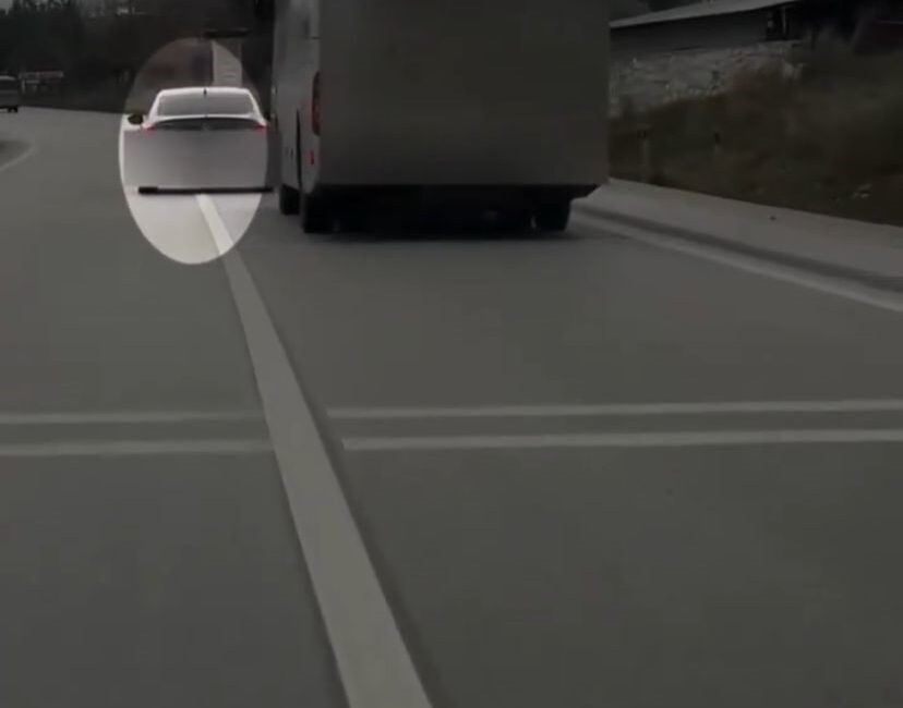Burdur’da, diğer sürücülerin can ve mal güvenliğini tehlikeye atan bir