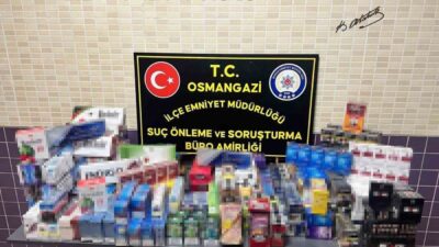 Bursa’da, Osmangazi ilçesinde gerçekleştirilen operasyonda Emniyet Müdürlüğü ekipleri tarafından 2