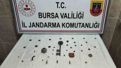 Bursa’nın Nilüfer ilçesinde gerçekleştirilen “Anadolu Mirası Operasyonu”nda, Bizans ve Roma