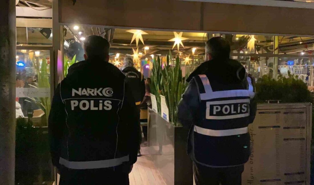 Bursa’da suç ve suçlularla mücadele kapsamında geniş katılımlı bir asayiş