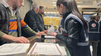 Bursa Ticaret İl Müdürlüğü, kuyumculuk ve emlak sektörlerinde faaliyet gösteren
