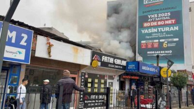 Bursa’nın Gemlik ilçesinde bir pide imalathanesinde meydana gelen yangın kısa