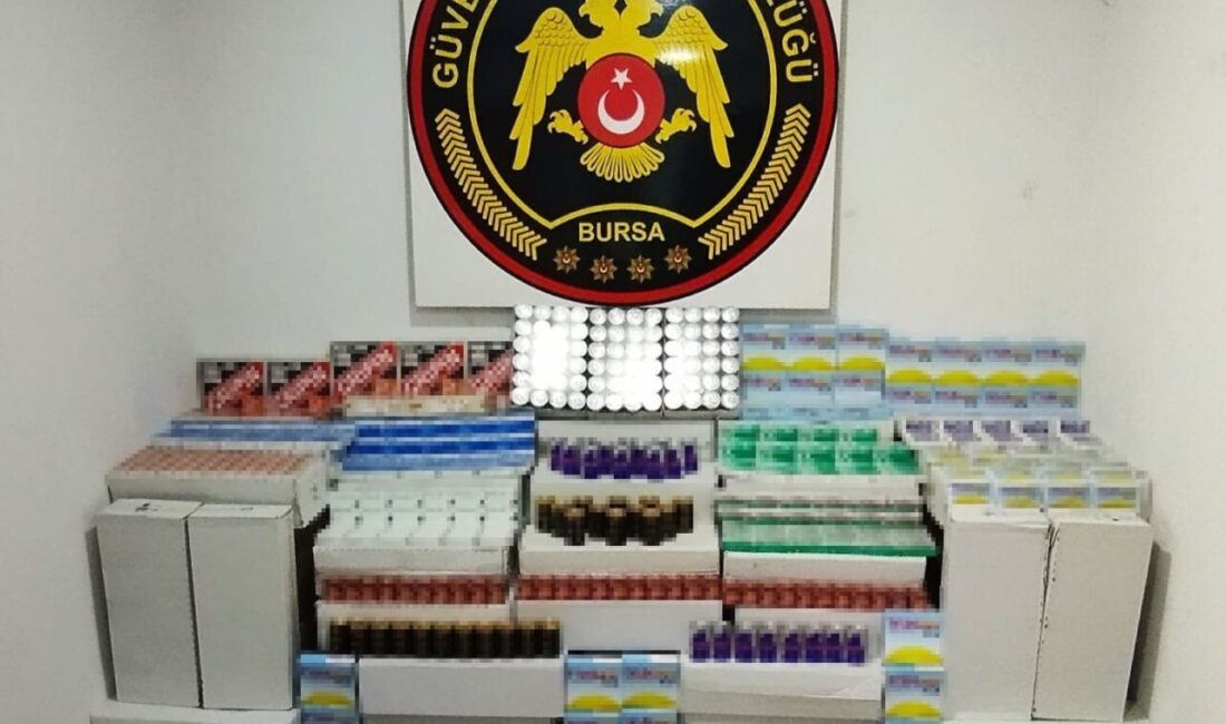 Bursa’da polis ekipleri tarafından gerçekleştirilen bir operasyonda, ruhsatsız ve izinsiz