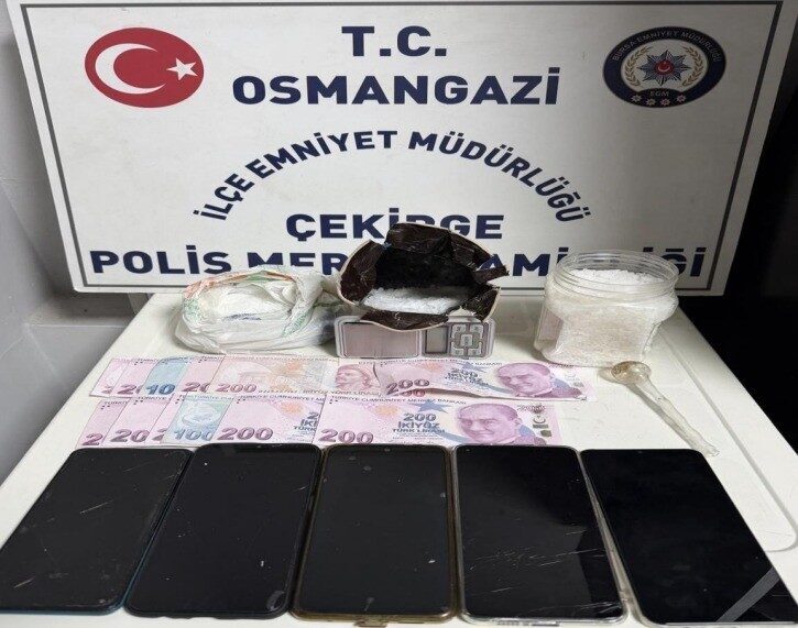 Bursa Emniyet Müdürlüğü ekipleri, uyuşturucu ve uyarıcı madde ticaretine karşı