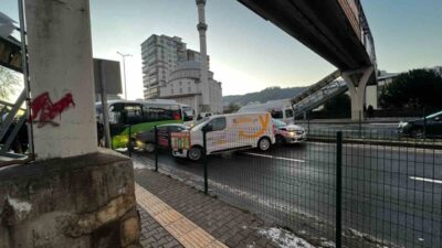 Ereğli ilçesinde, kar yağışının ardından hava soğudu ve yolda buzlanma