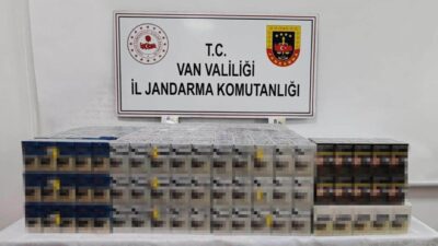 Çaldıran ilçesinde jandarma ekipleri tarafından yapılan operasyonda bin 230 paket