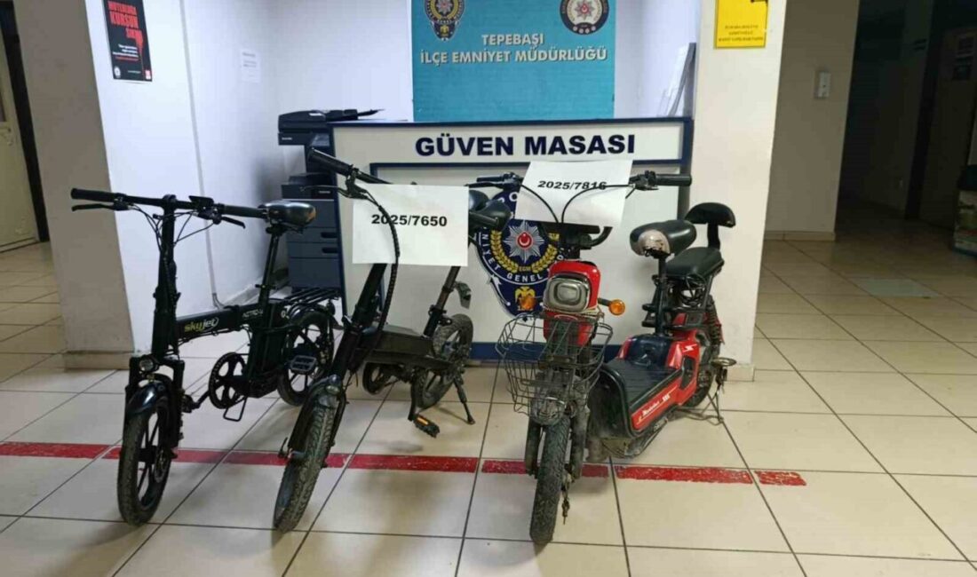Eskişehir’de gerçekleşen iki ayrı bisiklet hırsızlığı olayını çözmek için çalışmalarını