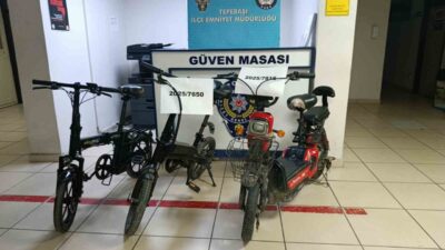 Eskişehir’de gerçekleşen iki ayrı bisiklet hırsızlığı olayını çözmek için çalışmalarını