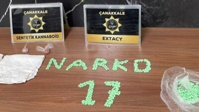 Çanakkale’de güvenlik güçleri tarafından yürütülen uyuşturucuyla mücadele operasyonlarında 6 şüpheli