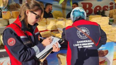 Çanakkale’de düzenlenen yöresel ürün festivalinde İl Tarım ve Orman Müdürlüğü