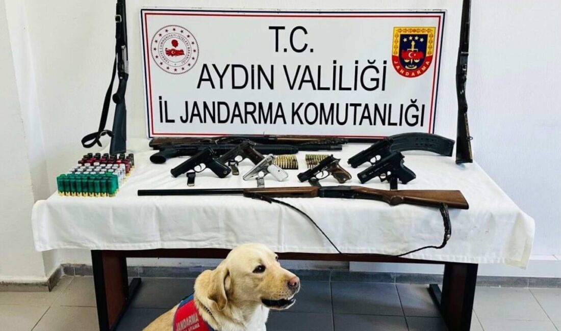 Köşk ilçesinde, Kızılcayer Mahallesi’nde gerçekleştirilen bir operasyonda bir evde çok