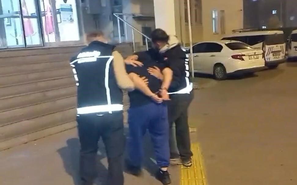 Kayseri’de polis ekipleri, 12 yıl hapis cezası almış bir kişiyi