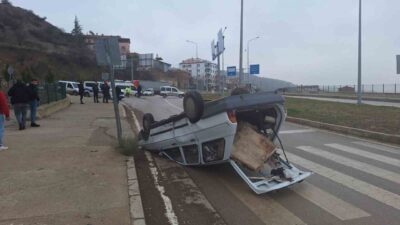 Çorum’un İskilip ilçesinde meydana gelen trafik kazasında, bir kişi yaralandı.