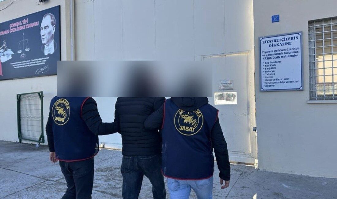 Çorum’da 7 ayrı suçtan toplamda 17 yıl 8 ay 21