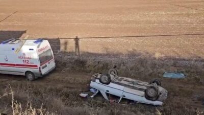 Çorum’un Alaca ilçesinde meydana gelen trafik kazasında, Tokat’tan Ankara’ya cenaze