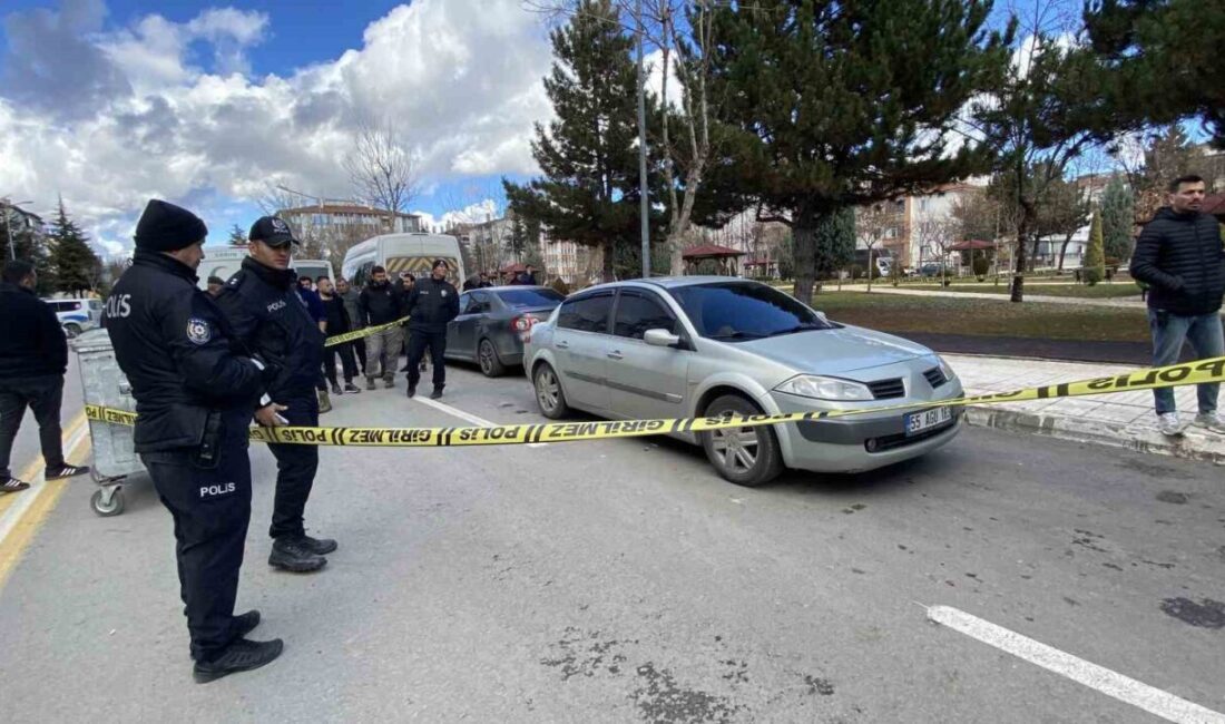 Çorum ilinde, bir otomobilin cadde kenarında park halindeyken içerisinde bulunan