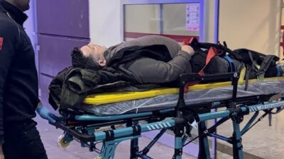 Adıyaman’da meydana gelen bir olayda, bir motosiklet çukura girdi ve