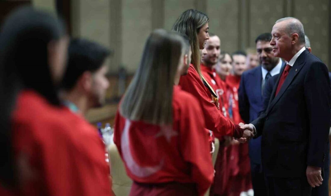 Cumhurbaşkanı Recep Tayyip Erdoğan, Türkiye’nin sporda ulusal hedeflere ulaşmak için
