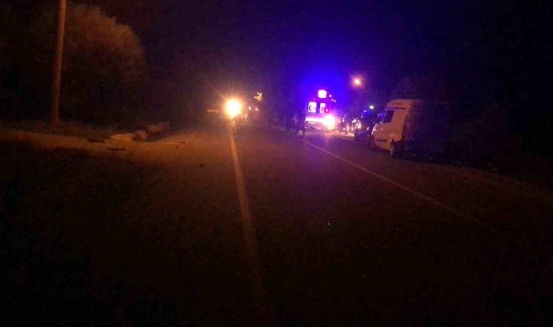 Muğla’nın Datça ilçesinde gece saatlerinde meydana gelen trafik kazasında, otomobil