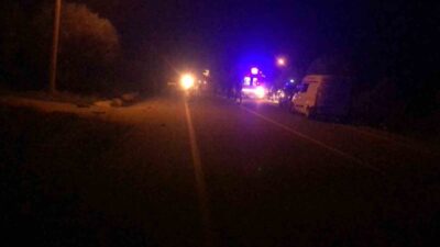 Muğla’nın Datça ilçesinde gece saatlerinde meydana gelen trafik kazasında, otomobil