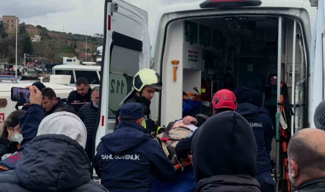 Kocaeli’de bir vatandaşın denizde çırpınırken fark edilmesi sonucu sahil güvenlik