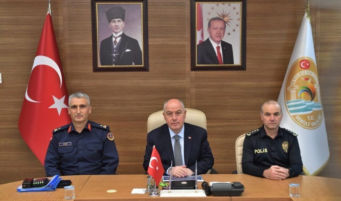 Denizli Valisi Ömer Faruk Coşkun, Kasım ayında kentte yaşanan asayiş