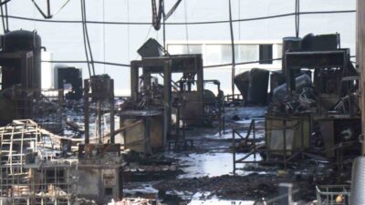 Kocaeli’nin Dilovası ilçesinde meydana gelen kozmetik fabrikası yangınında 7 kişinin