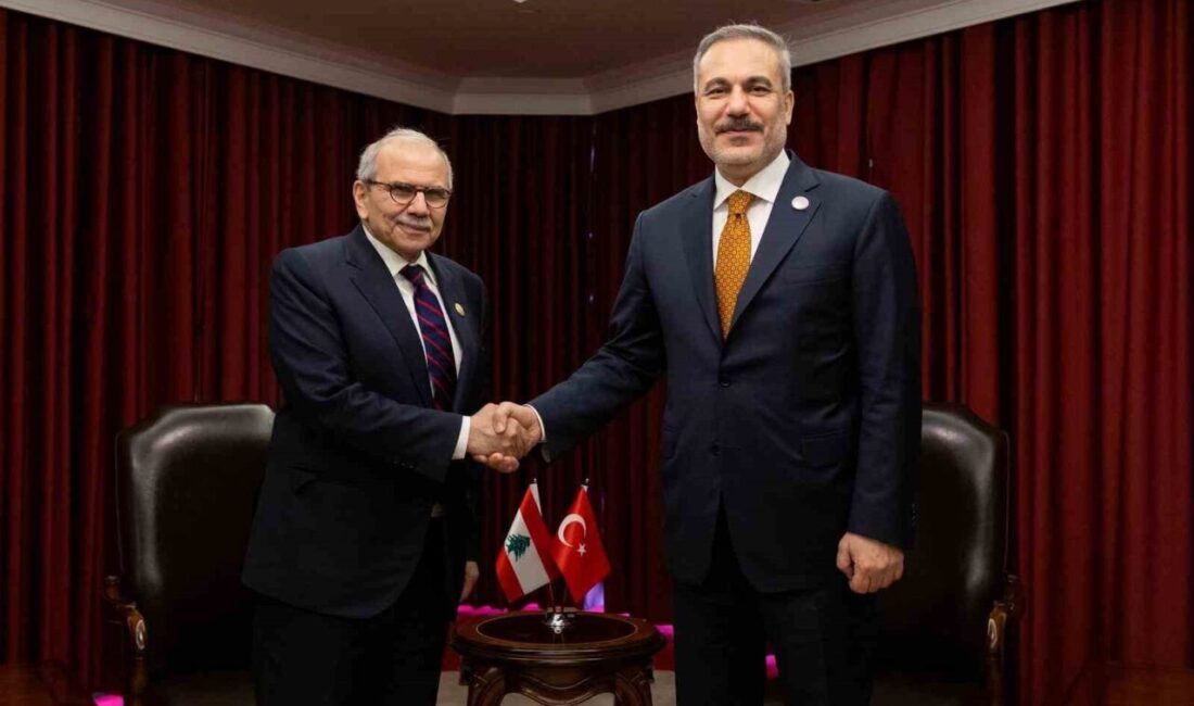 Türkiye Dışişleri Bakanı Hakan Fidan, Lübnan Başbakanı Nawaf Salam ile