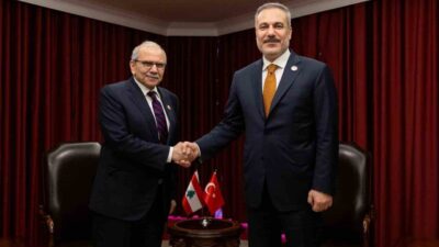 Türkiye Dışişleri Bakanı Hakan Fidan, Lübnan Başbakanı Nawaf Salam ile